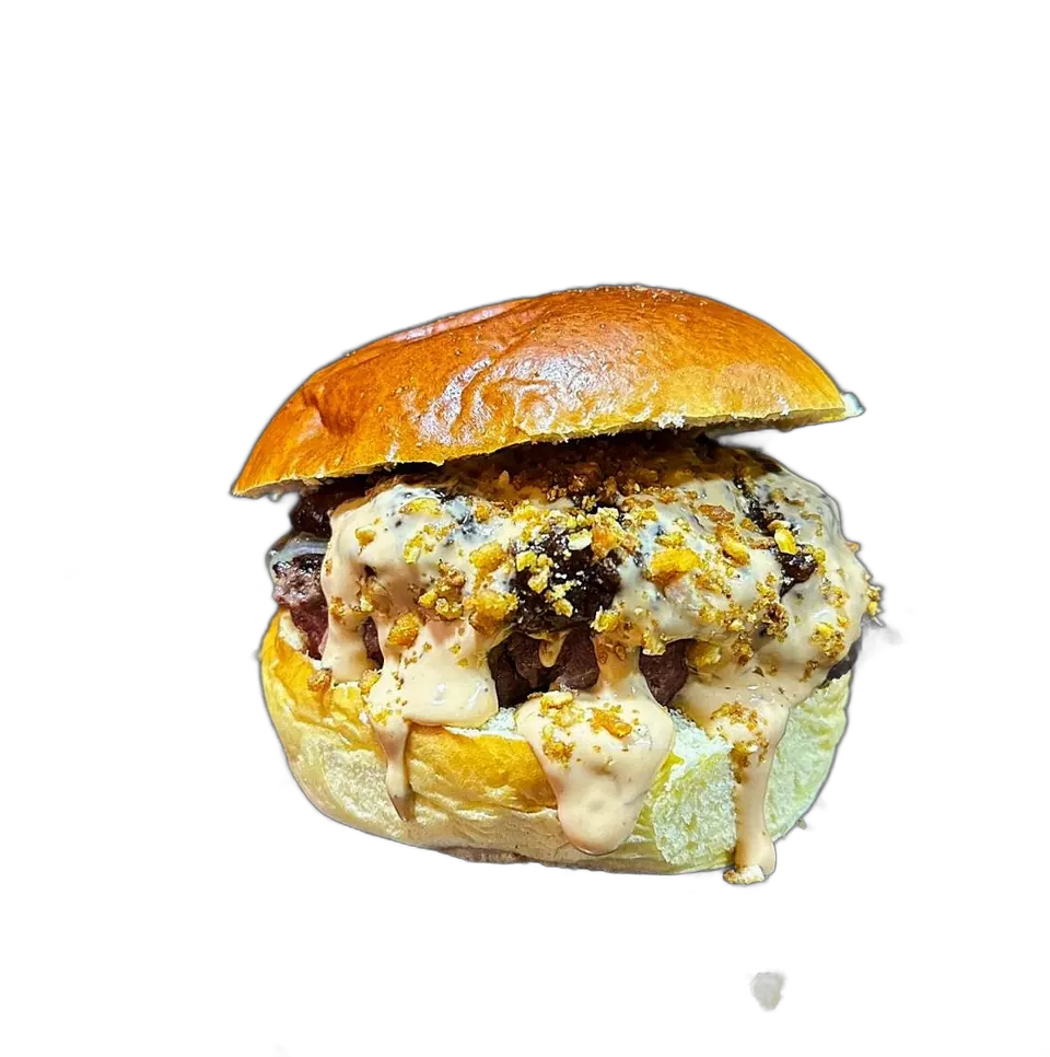 La King Kona, la burger del aniversario, en pan brioche de patata